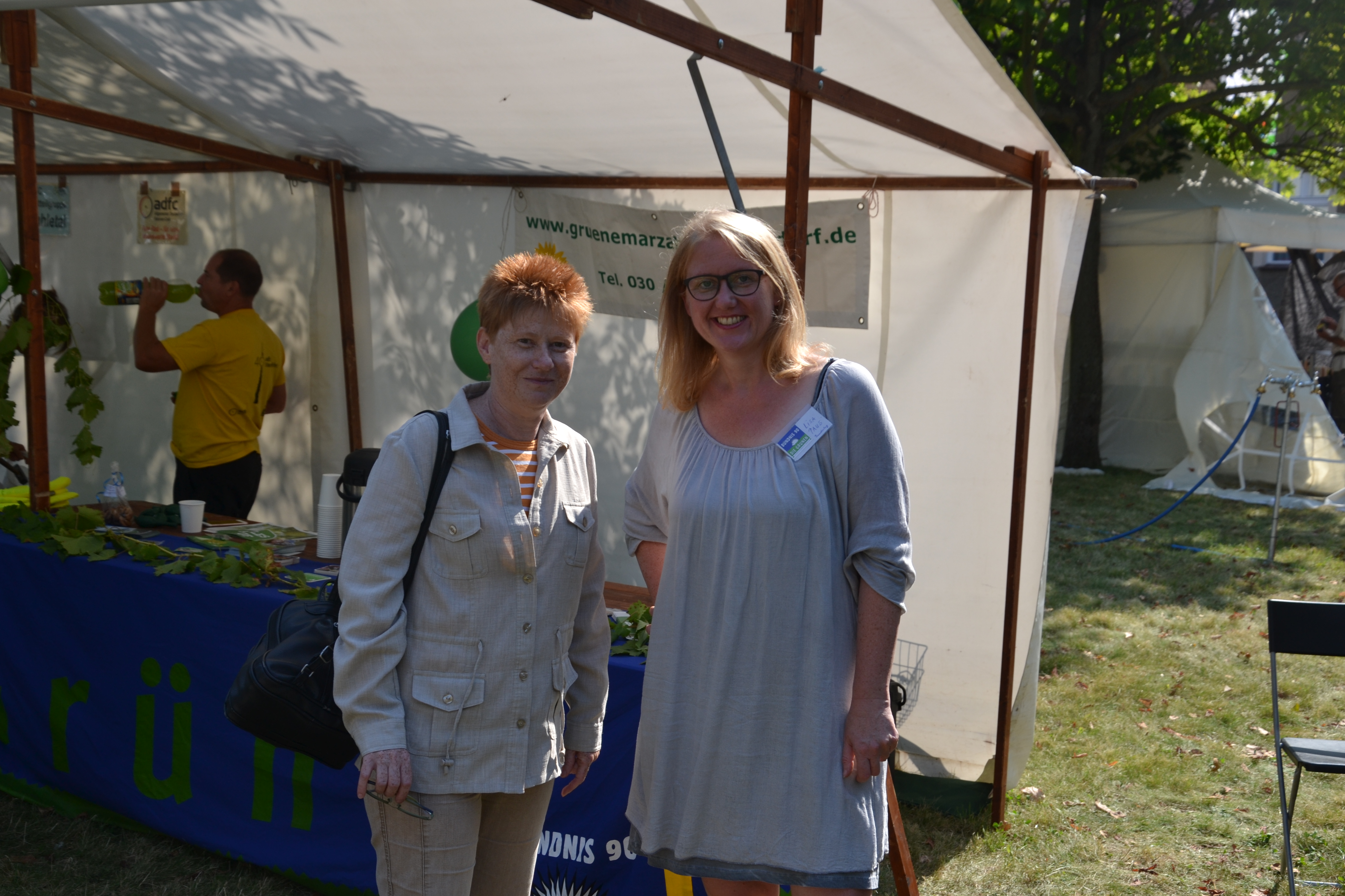 Lisa Paus, MdB und Petra Pau, Vizepräsidentin des deutschen Bundestages