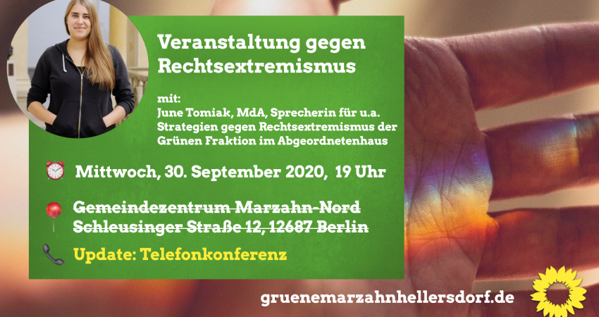 Veranstaltung gegen Rechtsextremismus