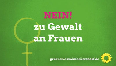 Nein zu Gewalt an Frauen