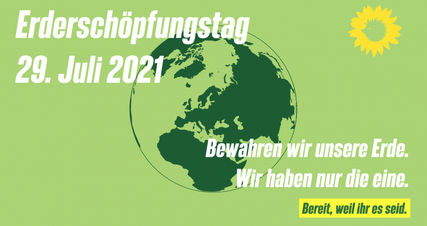 Erderschöpfungstag 2021