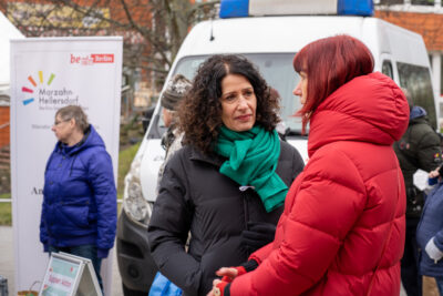 Bettina Jarasch im Gespräch mit dem DRK-Kreisverband Berlin-Nordost